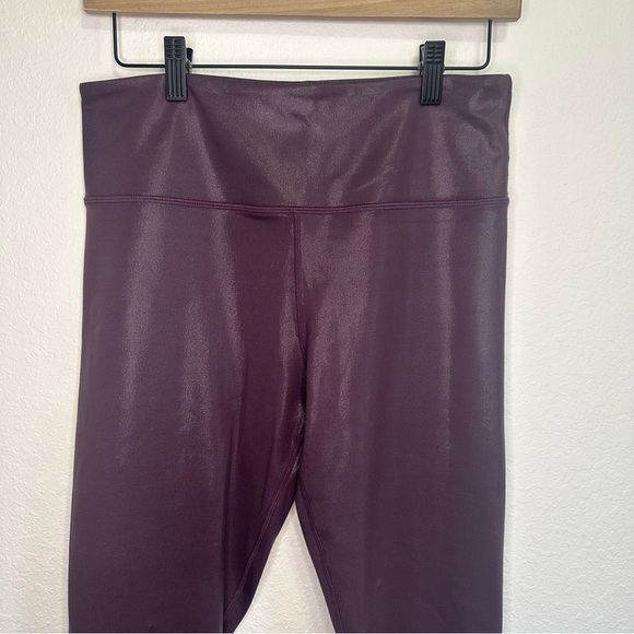 Zyia Active Burgundy Leggings Size 8–10 - Picture 2 of 7